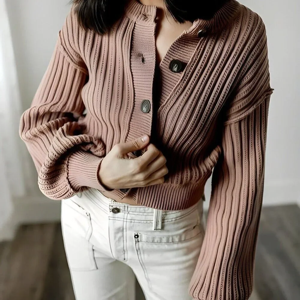 💗 FREE PEOPLE 💗 'All Yours' Cropped Dolman Sleeve Cardigan - [Size XS]